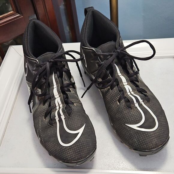 Nike Men\'s Alpha 3 Menace Black Football Cleats Size 10 main image 10